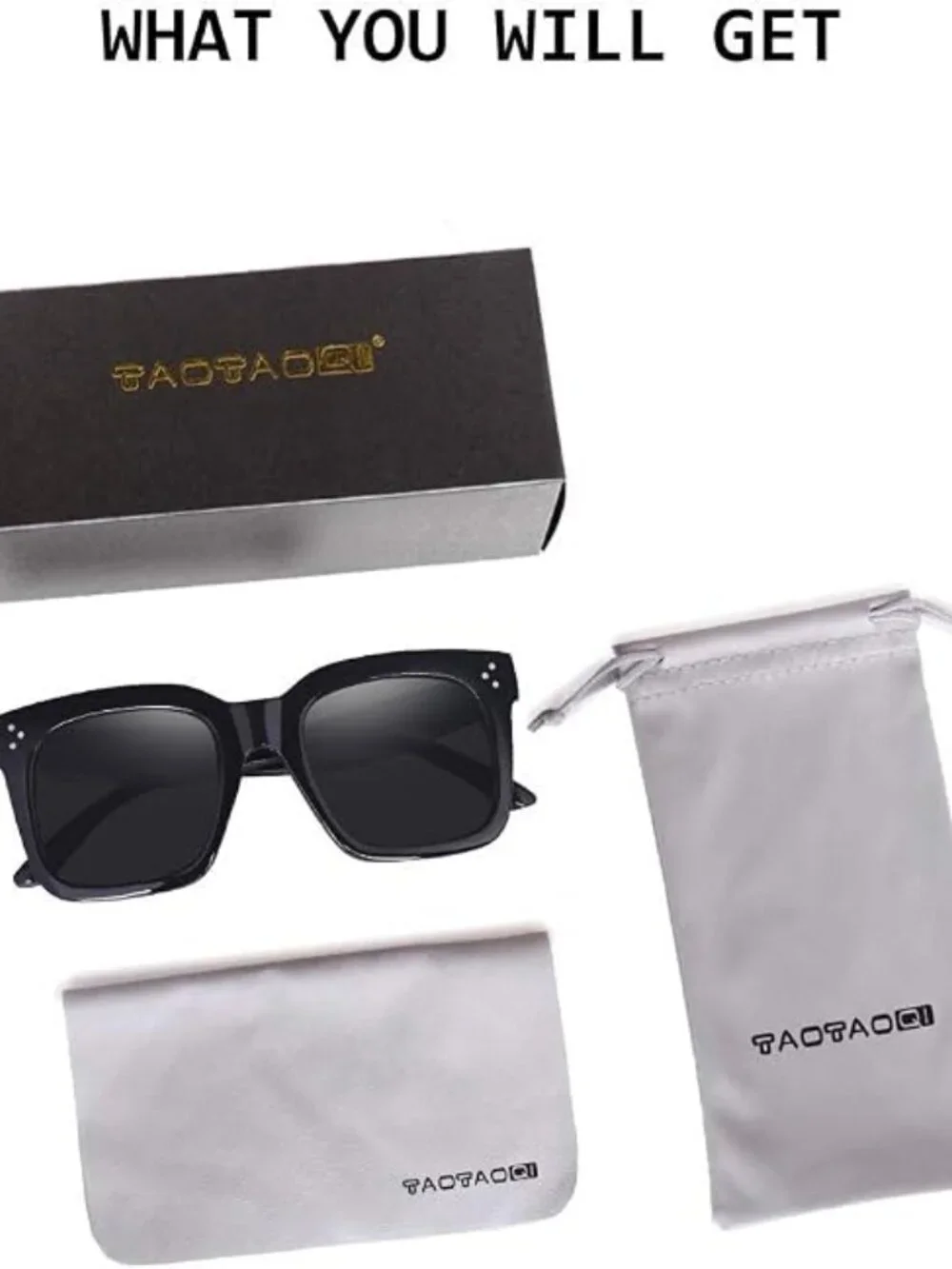 Women Oversized Sunglasses Designer Luxury Square Shades | Retro Trendy Big Larg